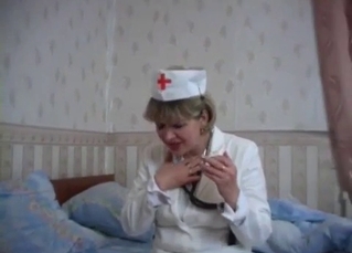 Drunk mommy nurse fucks her son