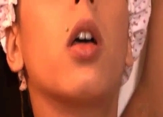 Tanned teen about to get it good
